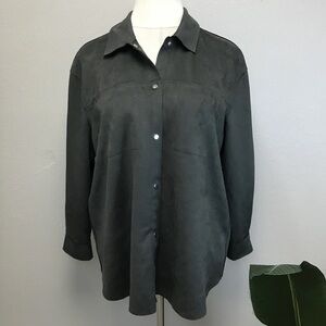 Truth By Republic Faux Suede Shacket - New! - Size 2X